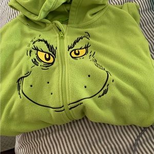 Hanna Andersson One Piece Grinch Playsuit Worn Once Size Small/Medium